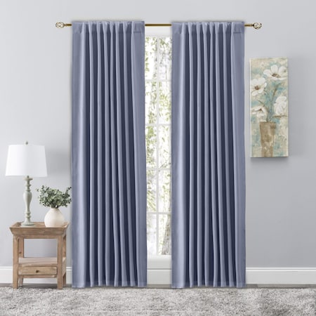 Glasgow Pocket Curtain Panel With Back Tabs